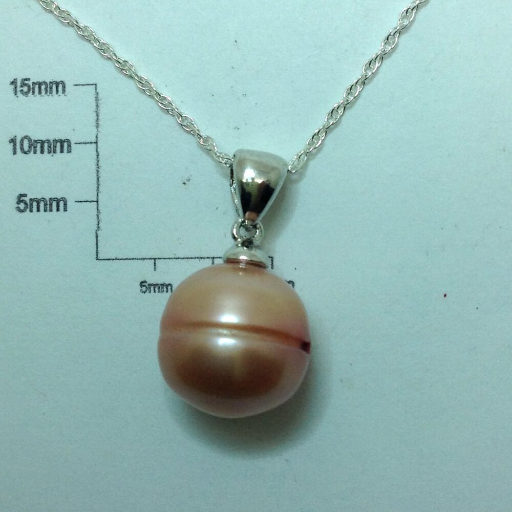 Honora Sterling Silver Freshwater Cultured Pearl Pendant with Chain